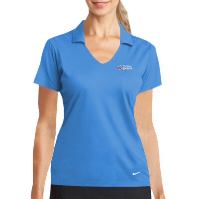 Ladies Nike Dri-Fit Vertical Mesh Polo Thumbnail