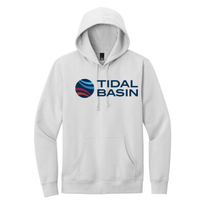 District Unisex VIT Fleece Hoodie - Blue Logo Thumbnail