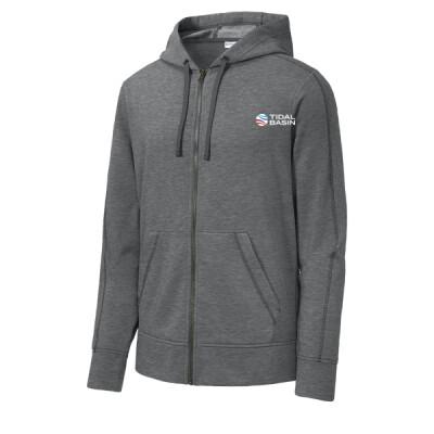 Sport-Tek Unisex Triblend Wicking Fleece Full-Zip Hoodie Thumbnail