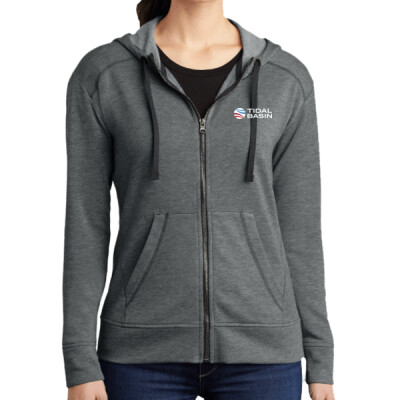 Ladies Sport-Tek Triblend Wicking Fleece Full-Zip Hoodie Thumbnail