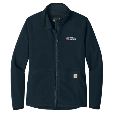 Ladies Carhartt Textured Full-Zip Fleece Jacket Thumbnail